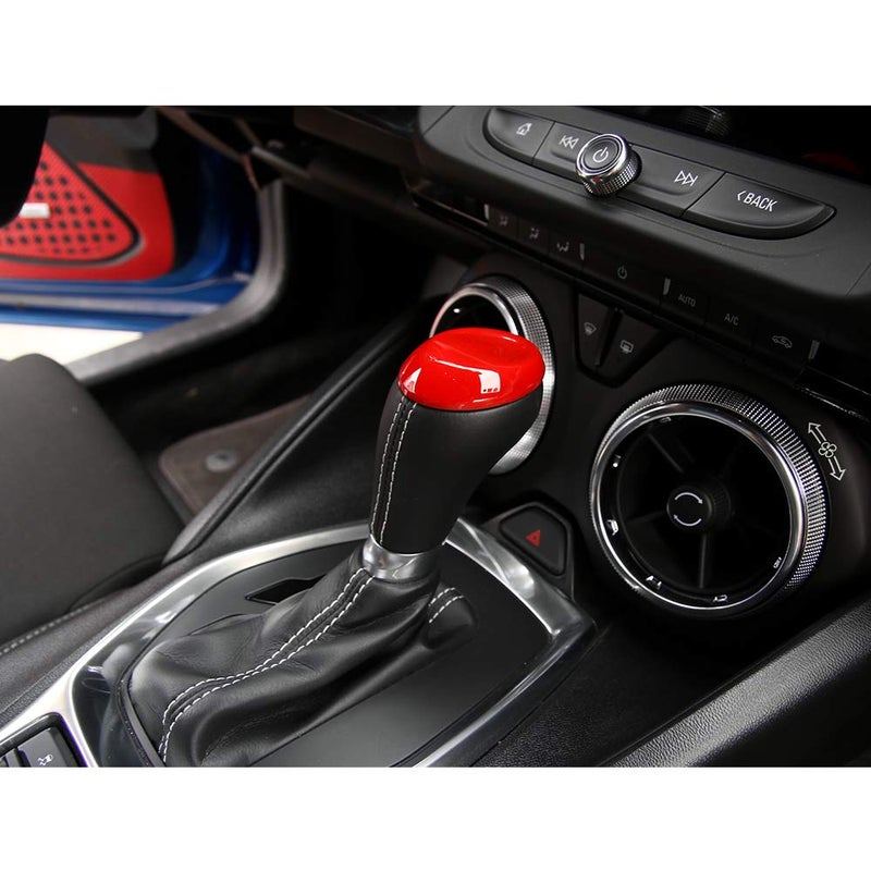 CheroCar for Camaro Interior Accessories Gears Panel Trim Shift Cover for Chevrolet Camaro 2017-2025, Red Decorationâ€¦ - Image 5